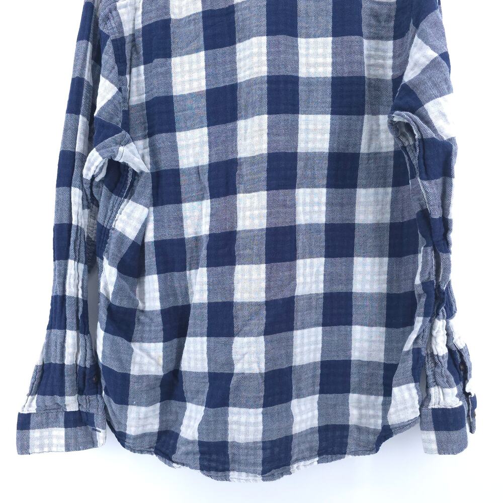 Levis Men Standard Fit Blue Check Plaid Lined Collard Button Up Longsleeve XXL - Picture 10 of 11